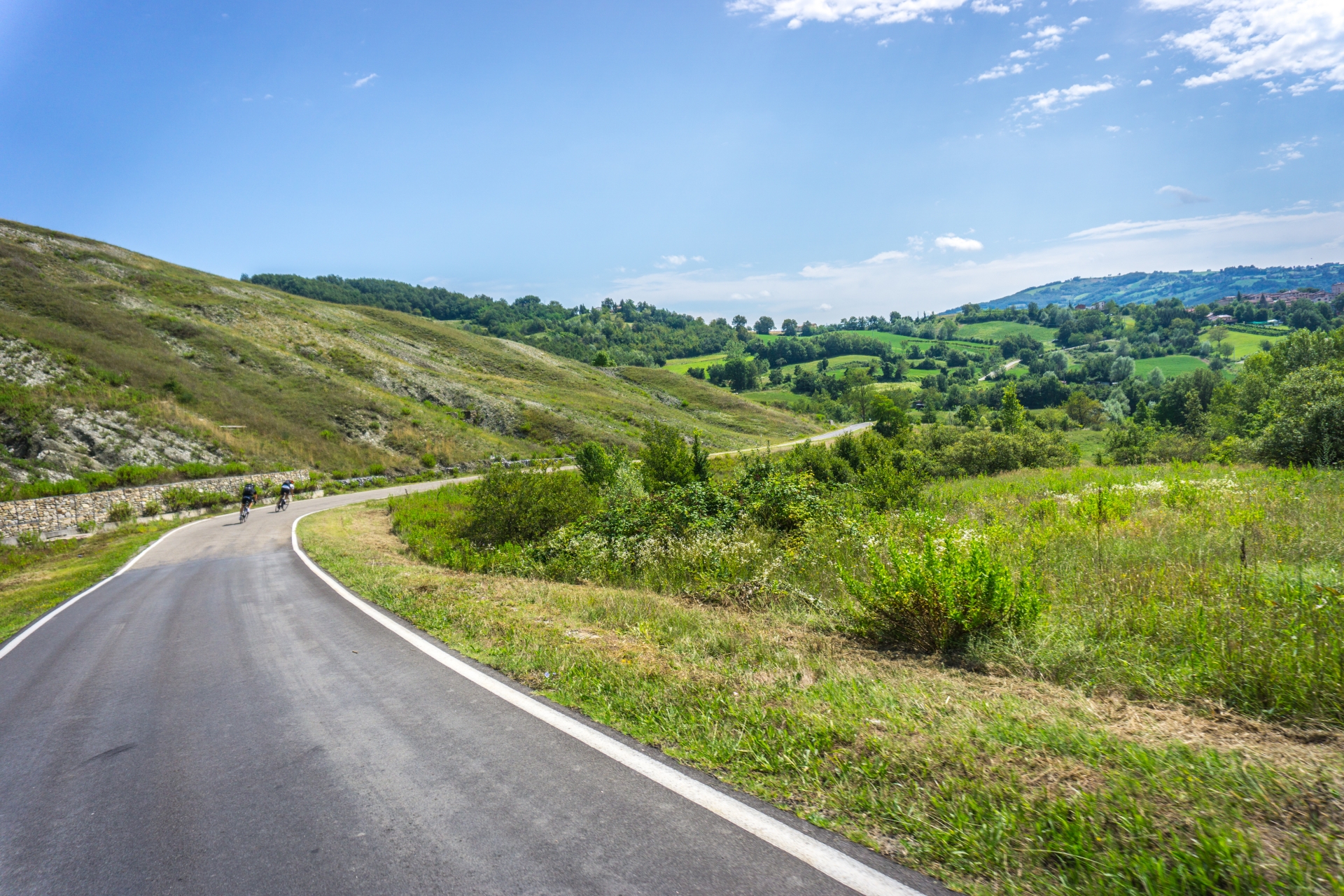En av de mange nydelige nedkjøringene vi fikk i dag.
